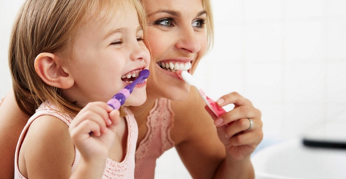 teeth brushing