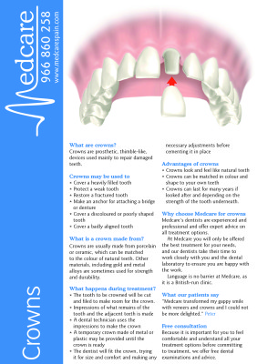 crowns fact sheet